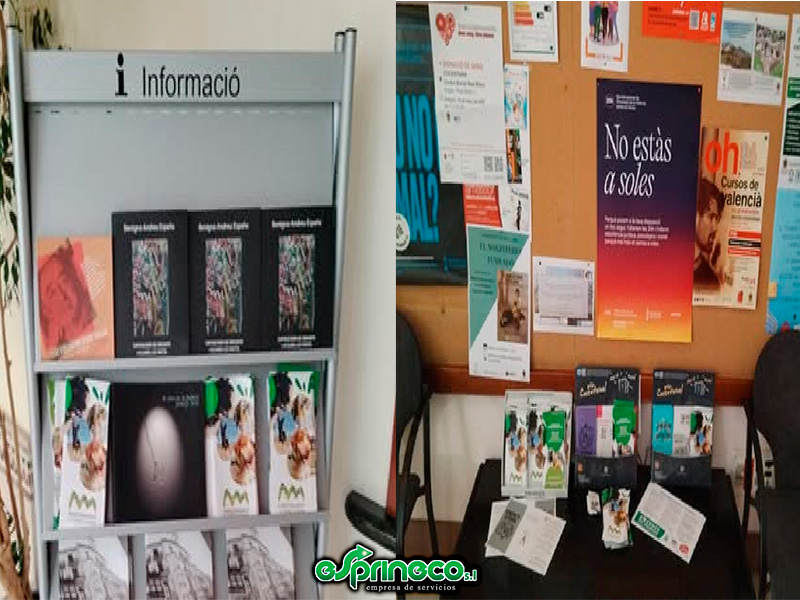 Folletos Informativos en la Mancomunitat de L'ALCOIÀ i El Comtat